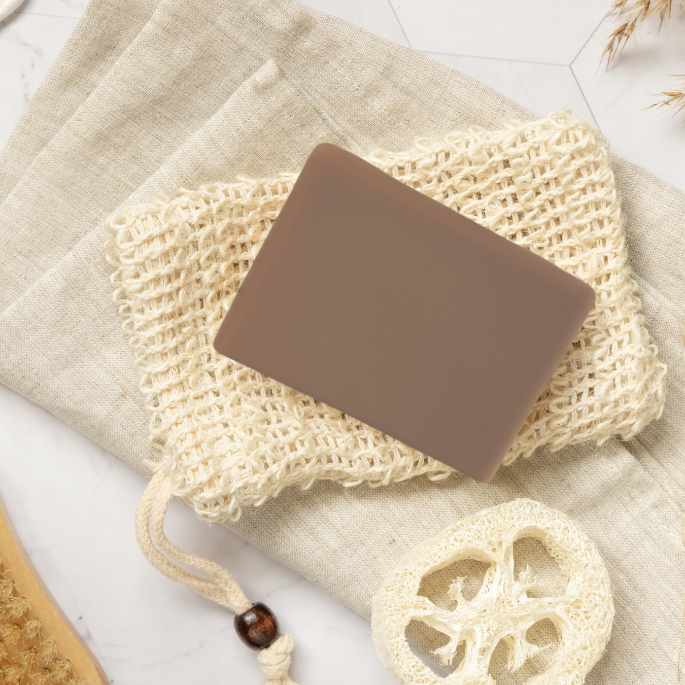 Included Exfoliator Pouch